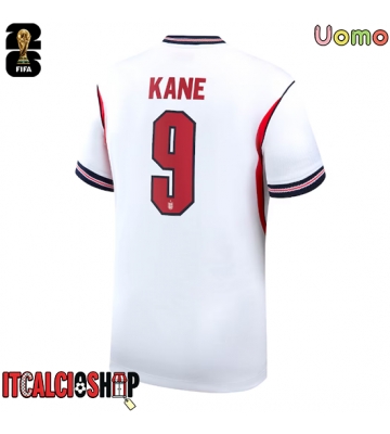 Inghilterra Harry Kane #9 Prima Maglia Mondiali 2026 Manica Corta